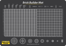 Load image into Gallery viewer, Technic Brick Builder Mat 12" X 17"