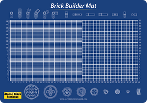 Technic Brick Builder Mat 12" X 17"